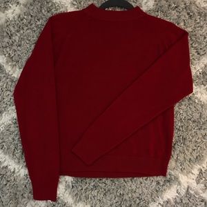 Designers Originals Red Mock Turtleneck